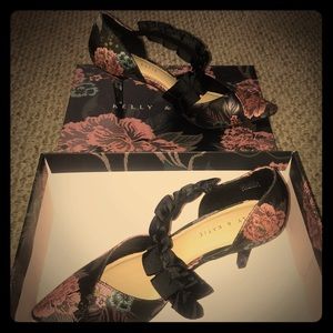 Kelly & Katie Pink Floral Heels